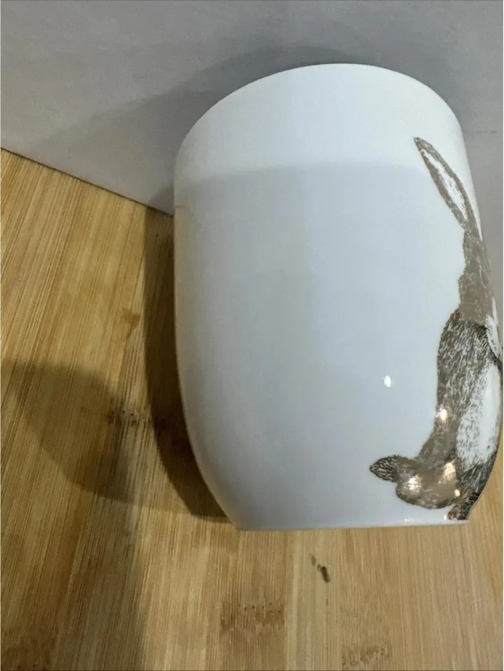 Pier 1 Golden Rabbit Mug retired *